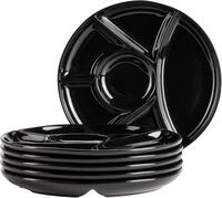M&Auml;SER Fondueteller Fondueteller Set, aus Porzellan, &Oslash; 21,5 cm, (6 St),