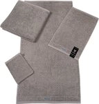 ROSS G&auml;stehandtuch Smart, Frottier (6-St), Uni-Rippe mit Velourslabel
