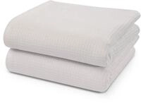 ROSS Handt&uuml;cher Waffelpique, Frottier (Packung, 2-St), 100% Baumwolle