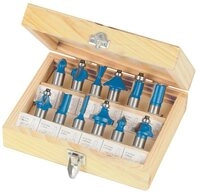 Fr&auml;ser-Set Hartmetall-Fr&auml;ser 1/2 Zoll Set 12-tlg.