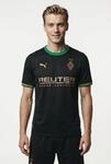 Fu&szlig;balltrikot PUMA "BMG AWAY JERSEY REPLICA", Herren, Gr. S, schwarz (puma schwarz,