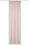 Home Basics Vorhang Softy Kombibandschal 245 x 140 cm 1x Fertigschal Rose (1...
