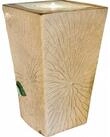 Granimex Gartenbrunnen Granimex Embudo beige Keramik-Wasserw&uuml;rfel mit Pumpe