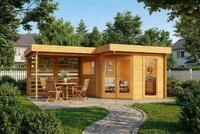 Alpholz Gartenhaus Holz 5-Eck Pepe Optima, BxT: 618x462 cm, in Impr&auml;gniert...