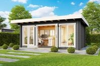 LASITA MAJA Gartenhaus Lasita Maja Ferienhaus Dorset Platinum, Modell 3,...