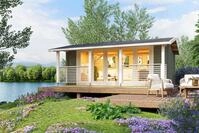 Nordic Holz Gartenhaus LYNDHURST, BxT: 610x460 cm