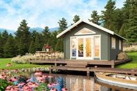 Nordic Holz Gartenhaus CAROLINE 2.2, BxT: 675x489,9 cm