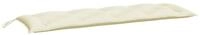 vidaXL Bankauflage, Gartenbank-Auflage Cremewei&szlig; 150x50x7 cm Oxford-Gewebe