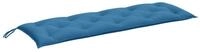 vidaXL Sitzauflage Gartenbank-Auflage Melange Blau 150x50x7 cm Stoff, (1 St)