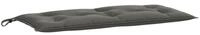 vidaXL Sitzauflage Gartenbank-Auflage Melange Dunkelgrau 100x50x7 cm Stoff, (1...
