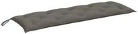 vidaXL Sitzauflage Gartenbank-Auflage Melange Dunkelgrau 150x50x7 cm Stoff, (1...