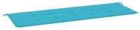 vidaXL Sitzauflage Gartenbank-Auflage T&uuml;rkis 150x50x4 cm Oxford-Gewebe, (1 St)