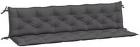 vidaXL Sitzauflage Gartenbank-Auflagen 2 Stk. Anthrazit 200x50x7 cm...