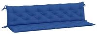 vidaXL Sitzauflage Gartenbank-Auflagen 2 Stk. Blau 200x50x7 cm Oxford-Gewebe, (2 St)