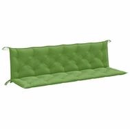 vidaXL Sitzauflage Gartenbank-Auflagen 2 Stk. Melange Gr&uuml;n 200x50x7 cm Stoff,...