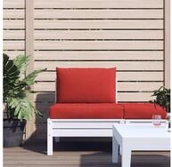 vidaXL Palettenkissen, Palettenkissen 2-tlg. Rot Oxford-Gewebe