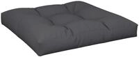 vidaXL Sitzauflage Palettenkissen Schwarz 80x80x12 cm Stoff, (1 St)