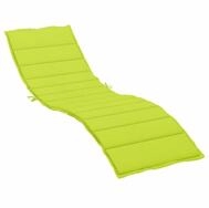 vidaXL Sitzauflage Sonnenliegen-Auflage Hellgr&uuml;n 200x50x3 cm Oxford-Gewebe, (1...