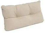 Beautissu Sitzkissen Lounge Kissen Outdoor R&uuml;ckenkissen Flair LK, 60x40x12cm, Beige,