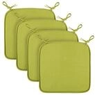 Bestlivings Stuhlkissen mit Halteb&auml;ndern Canvas, 38x38cm, robust, Mischgewebe,