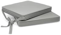 Beautissu Stuhlkissen 2er Set Loft SK Stuhlkissen Hellgrau, 45x40x5cm,...