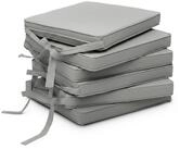 Beautissu Stuhlkissen 6er Set Loft SK Stuhlkissen Hellgrau, 45x40x5cm,...
