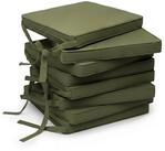 Beautissu Stuhlkissen 8er Set Loft SK Stuhlkissen Olivegr&uuml;n, 45x40x5cm,...