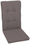 Sesselauflage Sesselauflage hoch LBH 120x50x7 cm grau