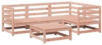 vidaXL Gartenlounge-Set 5-tlg. Garten-Sofagarnitur Massivholz Douglasie, (1-tlg)