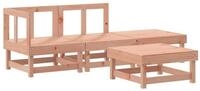 vidaXL Gartenlounge-Set 4-tlg. Garten-Lounge-Set Massivholz Douglasie, (4-tlg)