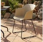 IDIMEX Gartenstuhl FORO (4 St), Outdoor Schalenst&uuml;hle 4er Set UV-best&auml;ndig mit