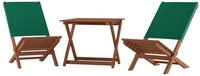 ERST-HOLZ Gartenliege Anglerstuhl Gartenstuhl Klappstuhl Gr&uuml;ner Bezug Buche...