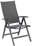 KETTLER Klappstuhl Kettler Gartensessel Multipositionssessel SIMPLY Anthrazit...