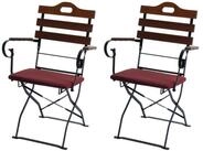 MCW Gartenstuhl MCW-J40-SP (2er), Platzsparende Lagerung m&ouml;glich