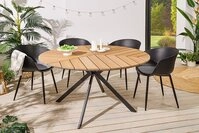 riess-ambiente Gartentisch DESIGNO 120cm natur / anthrazit &middot;...