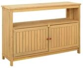 vidaXL Gartentisch Gartenkonsole Tisch Helles nholz 110 x 35 x 75 cm (1-St)