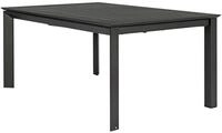 Bizzotto Gartentisch KONNOR, Ausziehbar, 160 x 110 - 160 cm, Anthrazit,...