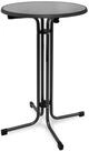 Beautissu Stehtisch Outdoor Stehtisch Bellini, klappbar, &Oslash;60cm, Grau,...