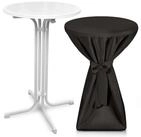 Beautissu Stehtisch Outdoor Stehtisch Bellini, klappbar, &Oslash;80cm, Schwarz, mit...