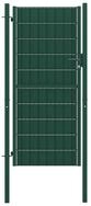 vidaXL Zauneinzelt&uuml;r, Zauntor PVC und Stahl 100x204 cm Gr&uuml;n