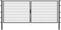 Alberts Zaundoppelt&uuml;r Flexo, 400 cm Breite, in versch. H&ouml;hen