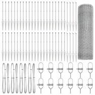 vidaXL Gartenzaun Schwei&szlig;drahtzaun mit Spikes 100 x 0,8 m (B x H), (1-St)