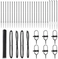 vidaXL Gartenzaun Schwei&szlig;drahtzaun mit Spikes 50 x 1,2 m (B x H), (1-St)