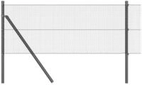 vidaXL Gartenzaun Ground Fix Geschwei&szlig;ter Drahtzaun 100 x 0,5 m (B x H), (1-St)