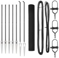 vidaXL Gartenzaun Schwei&szlig;drahtzaun mit Spikes 10 x 1,4 m (B x H), (1-St)