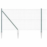 vidaXL Gartenzaun Schwei&szlig;drahtzaun mit Spikes 10 x 1,2 m (B x H), (1-St)