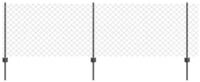 vidaXL Gartenzaun Kettenzaun mit Pfosten 10 x 0,8 m (B x H), (1-St)