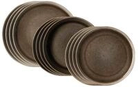 Ritzenhoff & Breker Tafelservice Eda Teller-Set 12er Set (12-tlg), Steingut