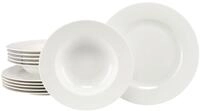 CreaTable Tafelservice Venice, Service 12-tlg. (12-tlg), 12 Personen, Porzellan,