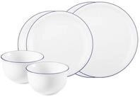 Seltmann Weiden Kombiservice Compact Blaurand Basic-Set 6er Set (6-tlg), 2...